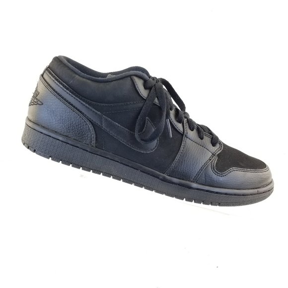 air jordan 1 retro low triple black